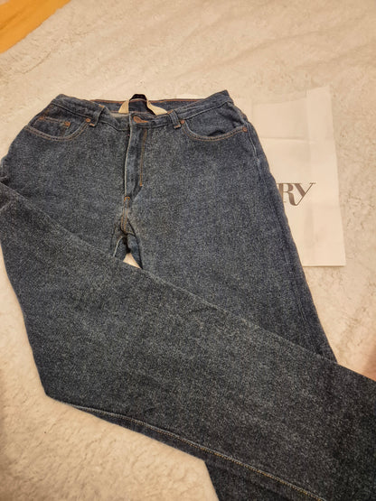 Jean droit taille haute laine – SAINT JAMES x Atelier TUFFERY – Apolline