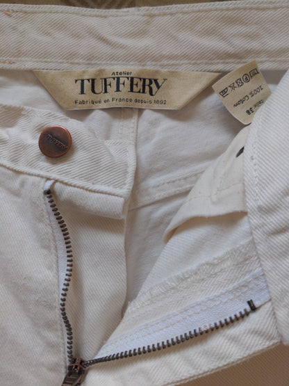 Jean mom taille haute blanc - Marthe