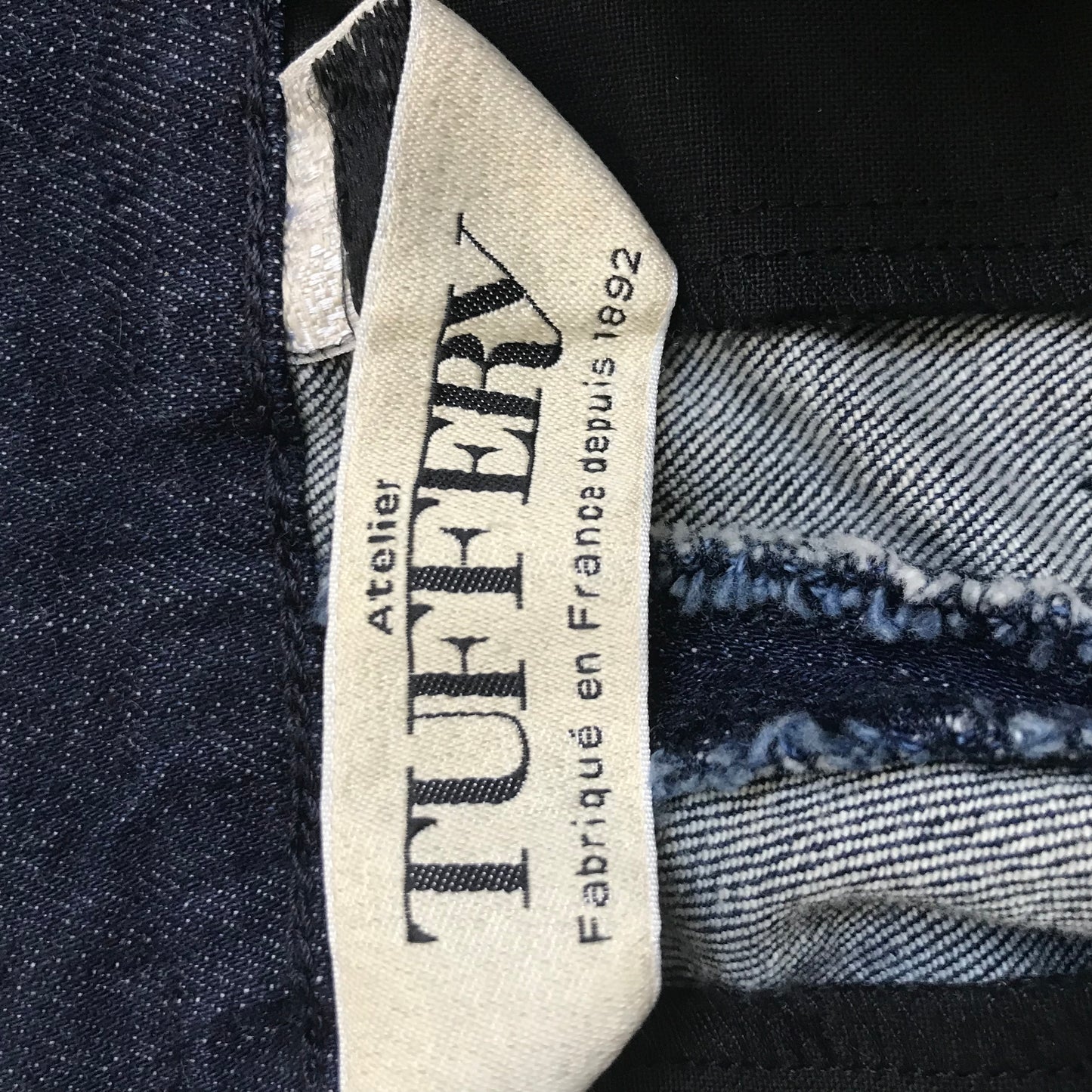 Chino ajusté taille haute Brut Coton Bio - Léonie