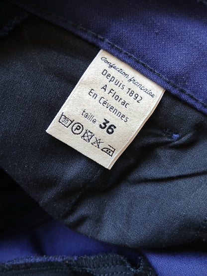 Chino ajusté taille haute Moleskine - Léonie