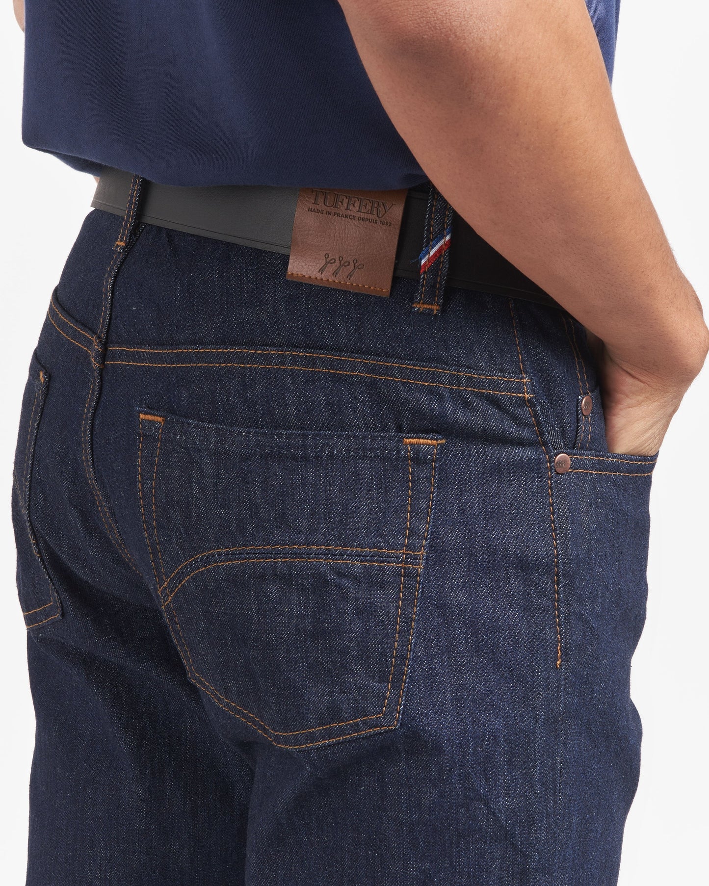 Jean droit ajusté Brut Bio - Alphonse