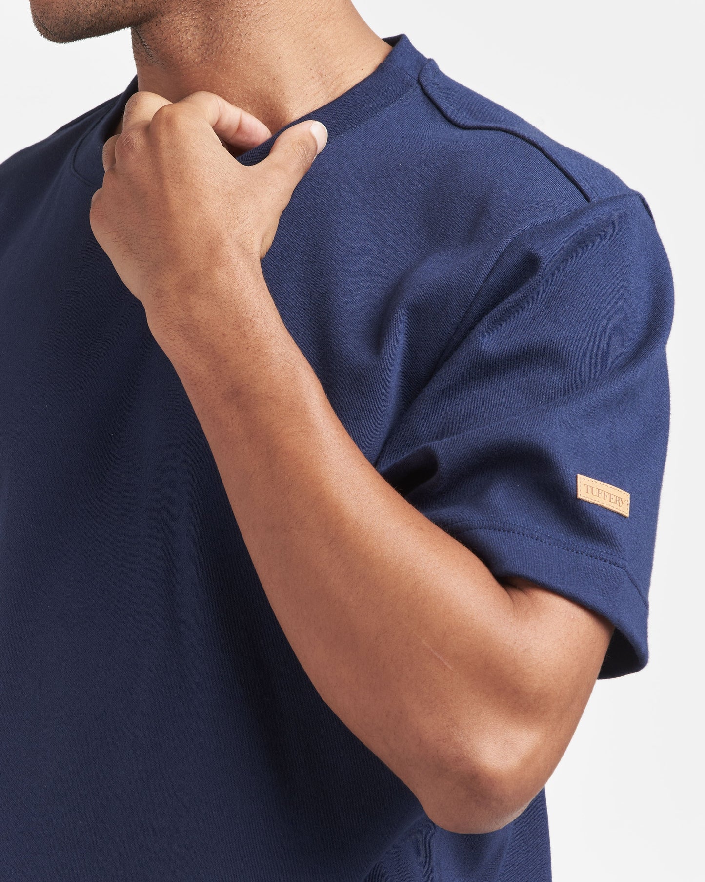 T-shirt homme 100% coton bio bleu marine