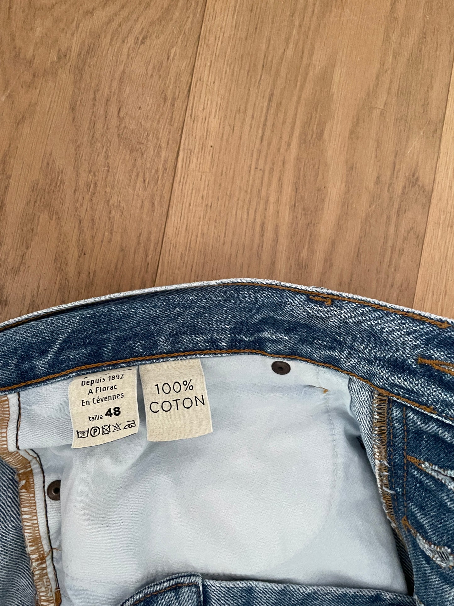 Jean droit taille haute clair - Célestin
