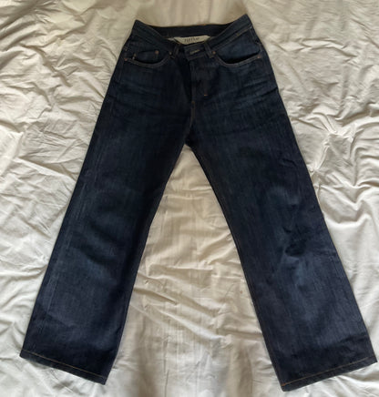 Jean large taille haute Selvedge - Désiré