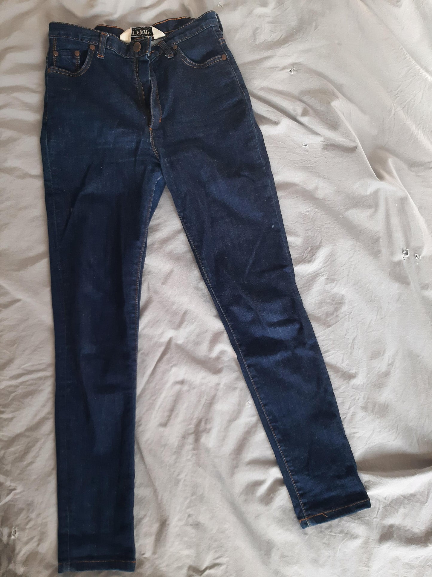 Jean slim taille haute Coton Bio - Marianne