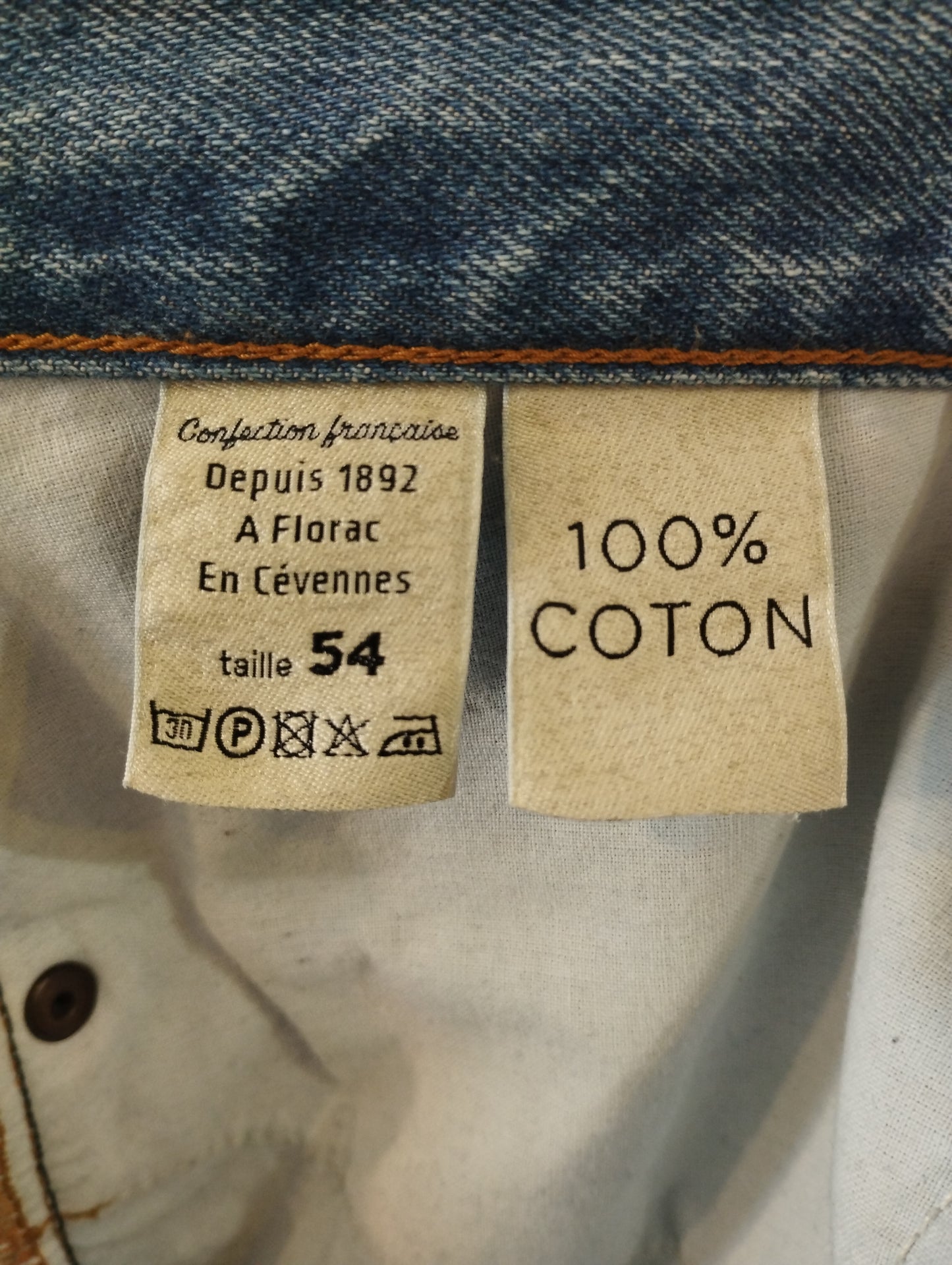 Jean droit taille haute clair - Célestin