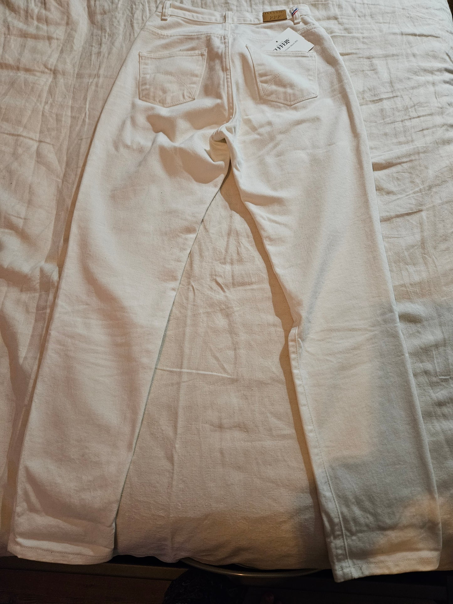 Jean mom taille haute blanc - Marthe