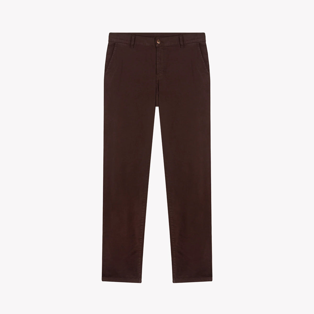 Chino homme droit ajusté Marron - Ernest