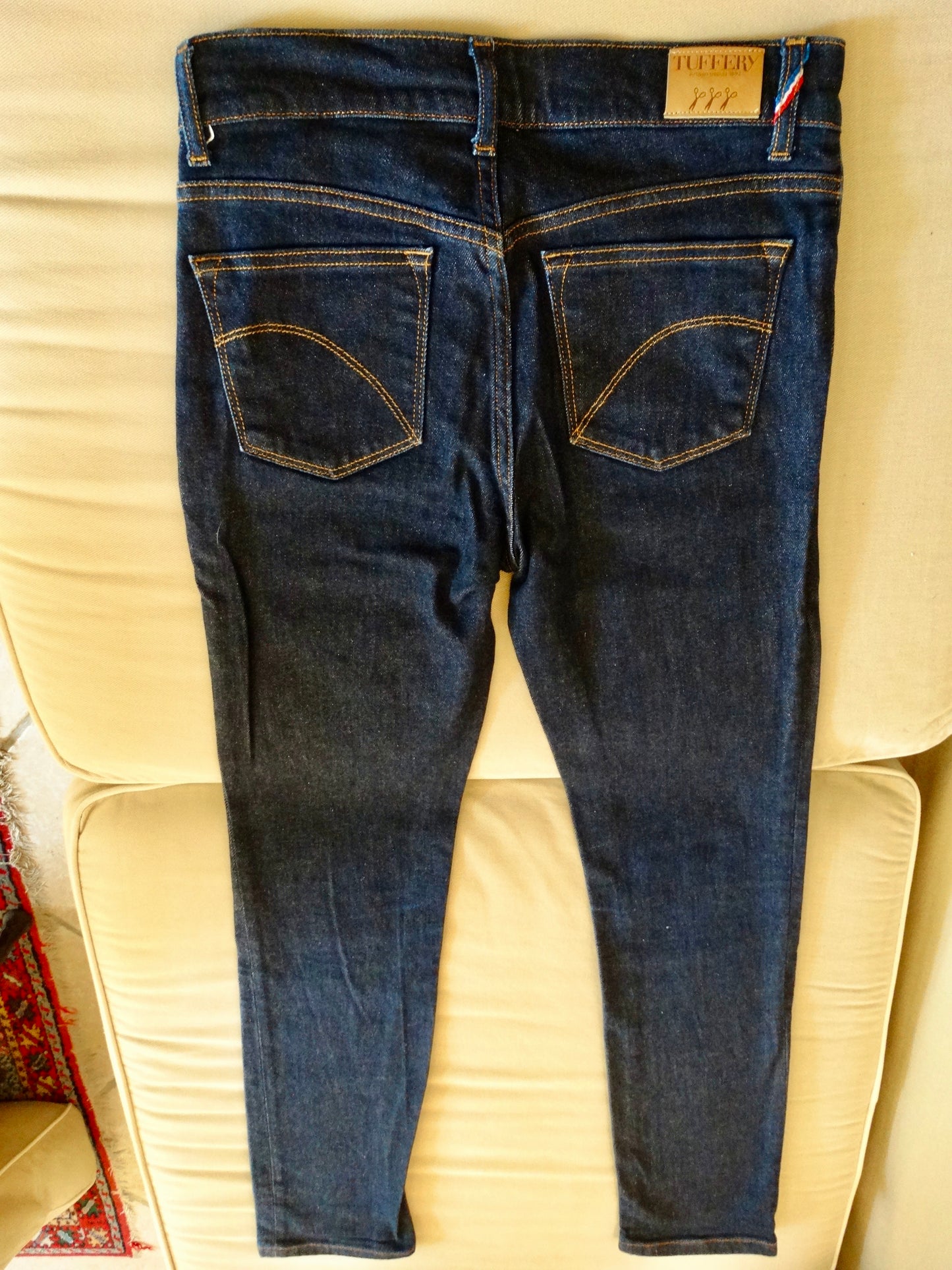 JEAN TAILLE HAUTE 98 COTON ,2 ELASTHANE