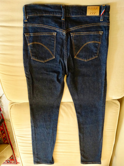 JEAN TAILLE HAUTE 98 COTON ,2 ELASTHANE