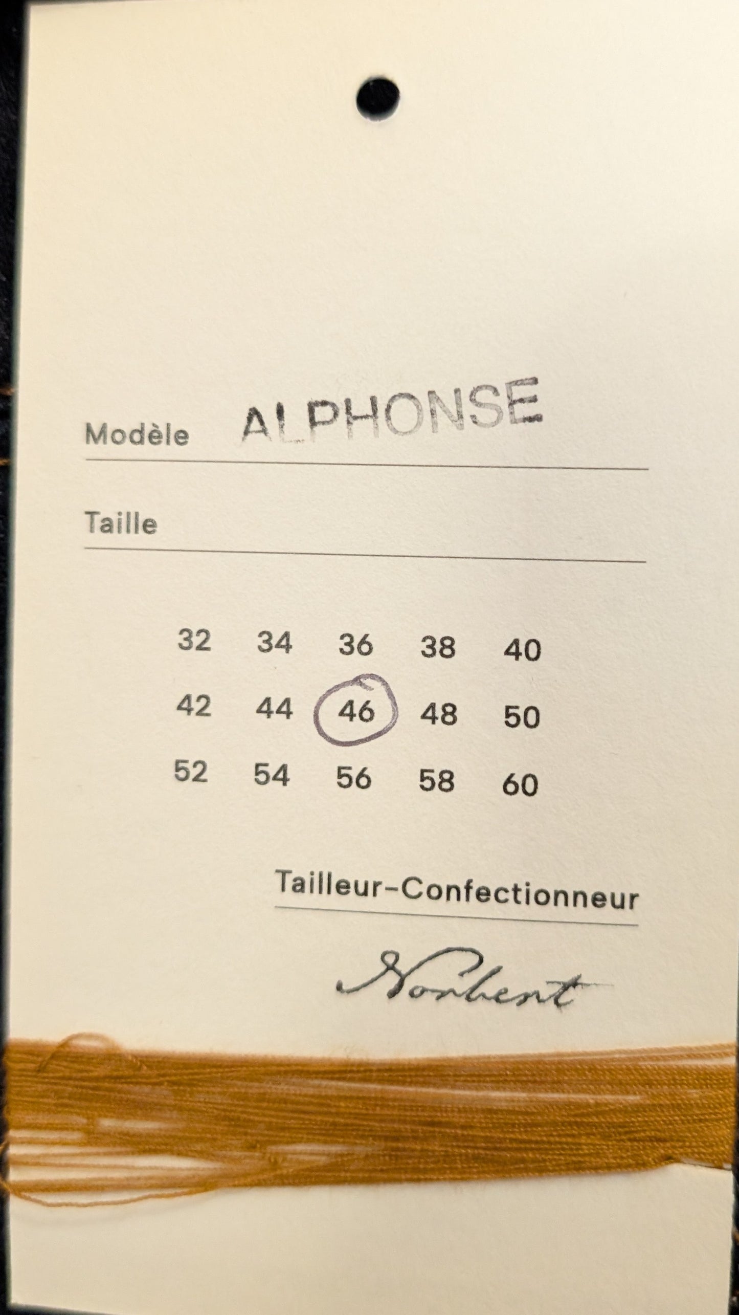 Jean droit ajusté Flex Brut - Alphonse