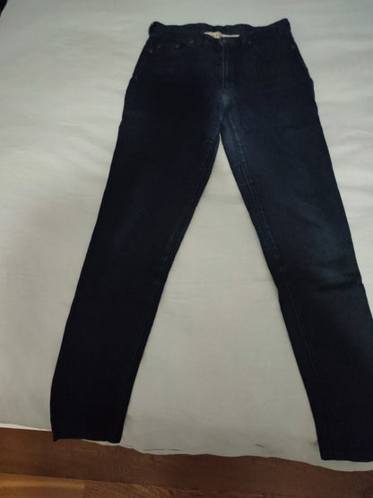 Jean slim taille haute Brut Soie - Marianne