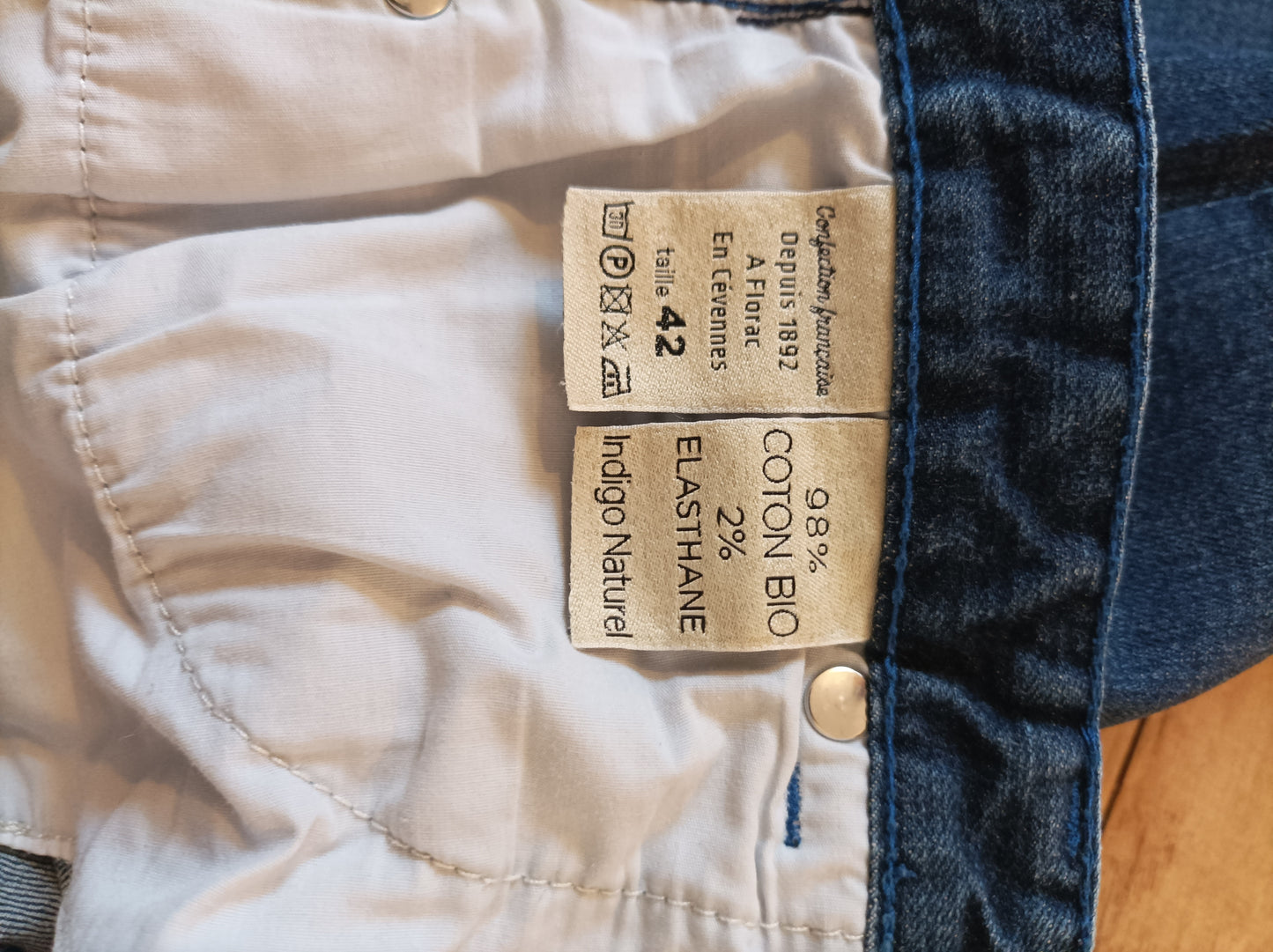 Jean slim taille haute Coton Bio Alpine - Marianne