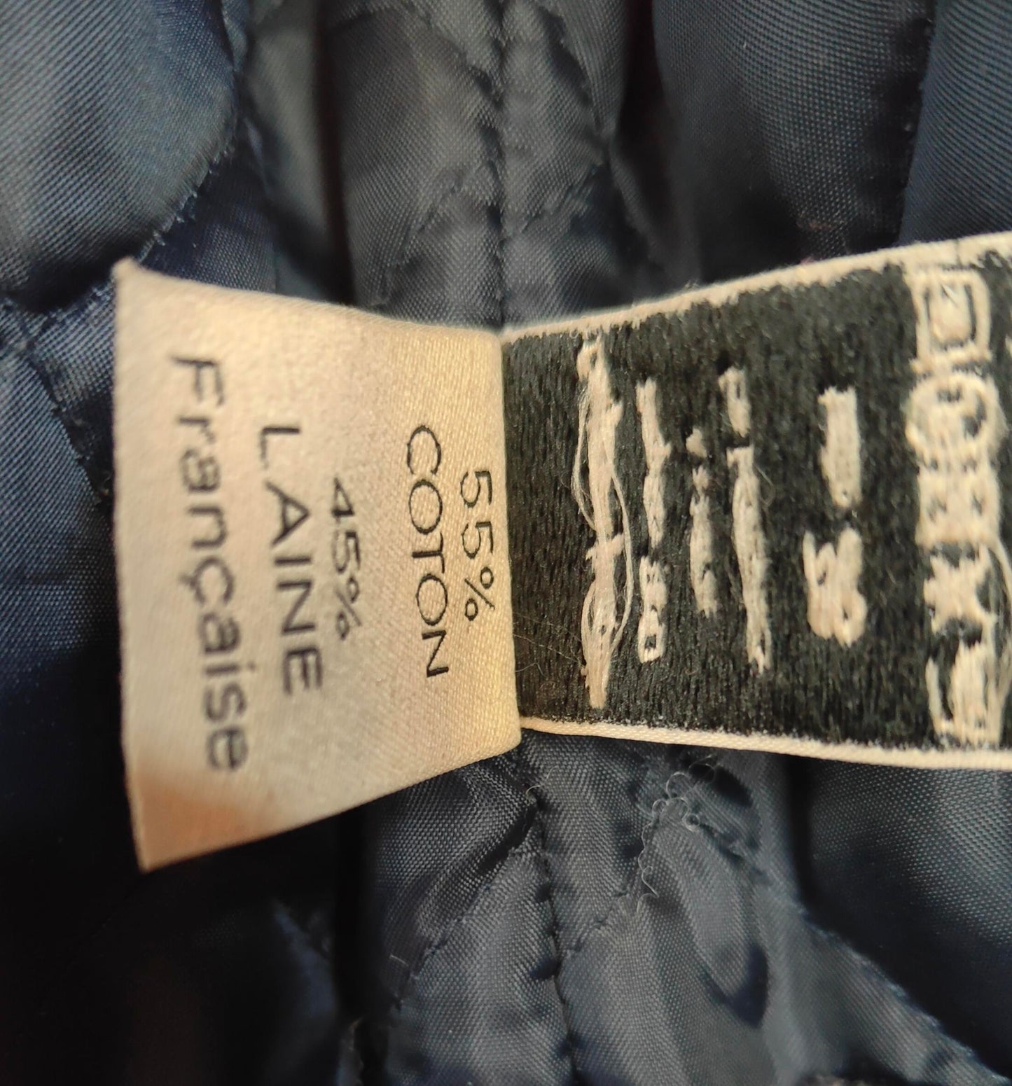 Manteau en jean Laine Française - Aigoual