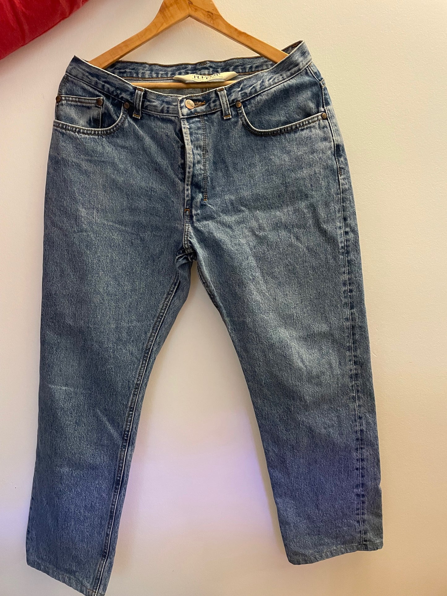 Jean droit taille haute clair – Apolline