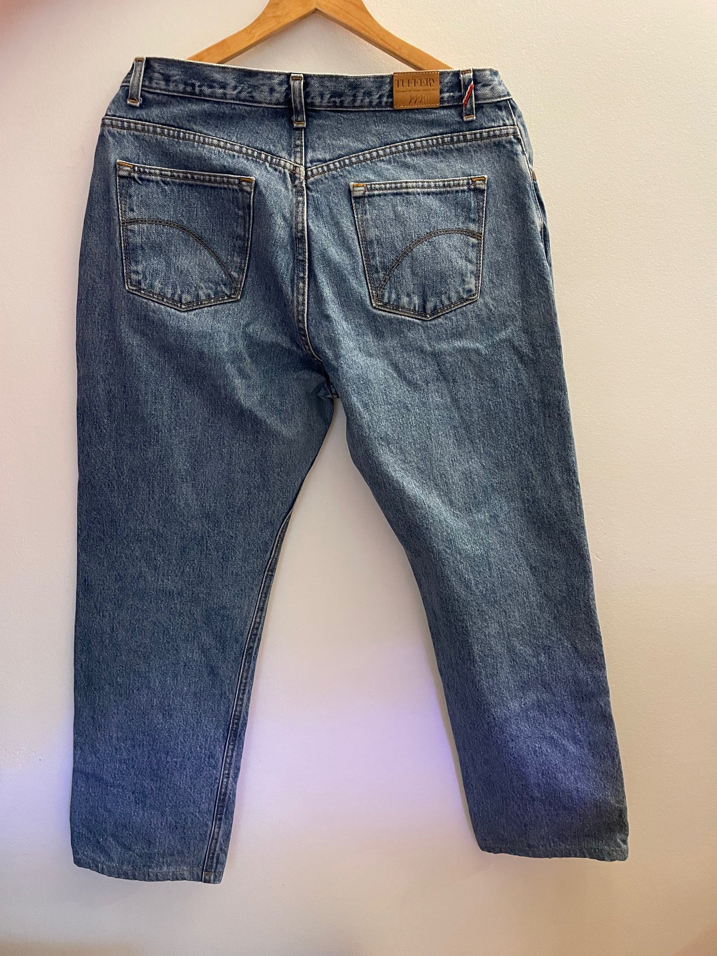 Jean droit taille haute clair – Apolline