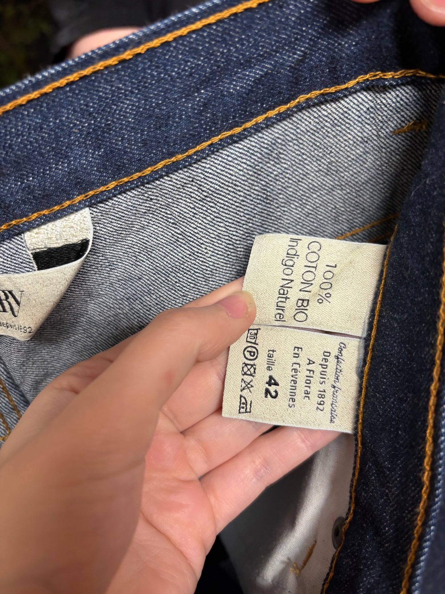 Jean mom taille haute Coton Bio - Marthe