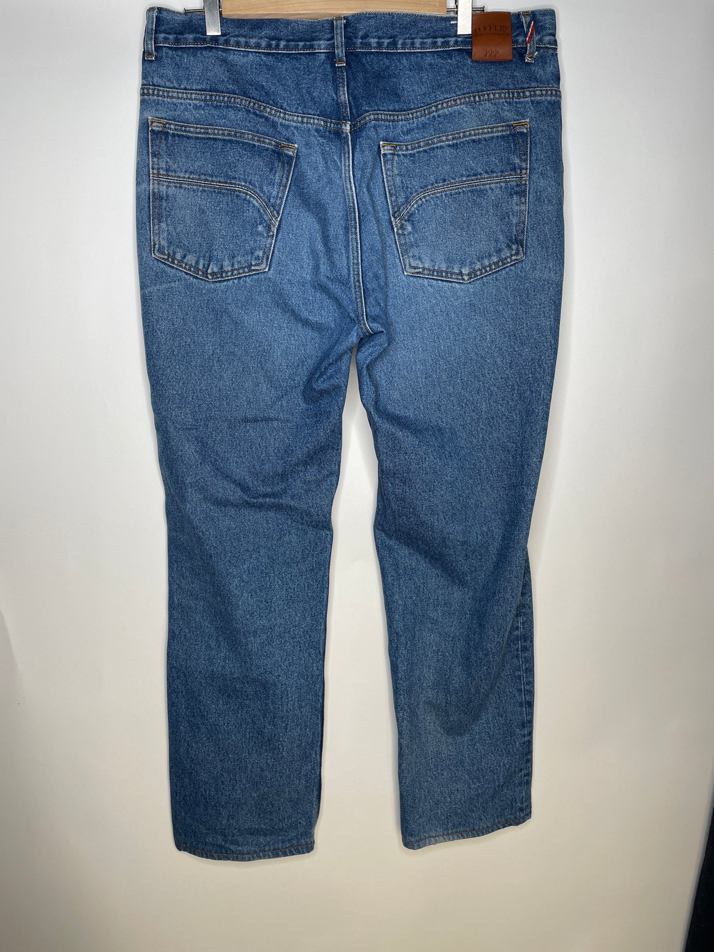Jean homme droit taille haute Stonewashed - Célestin