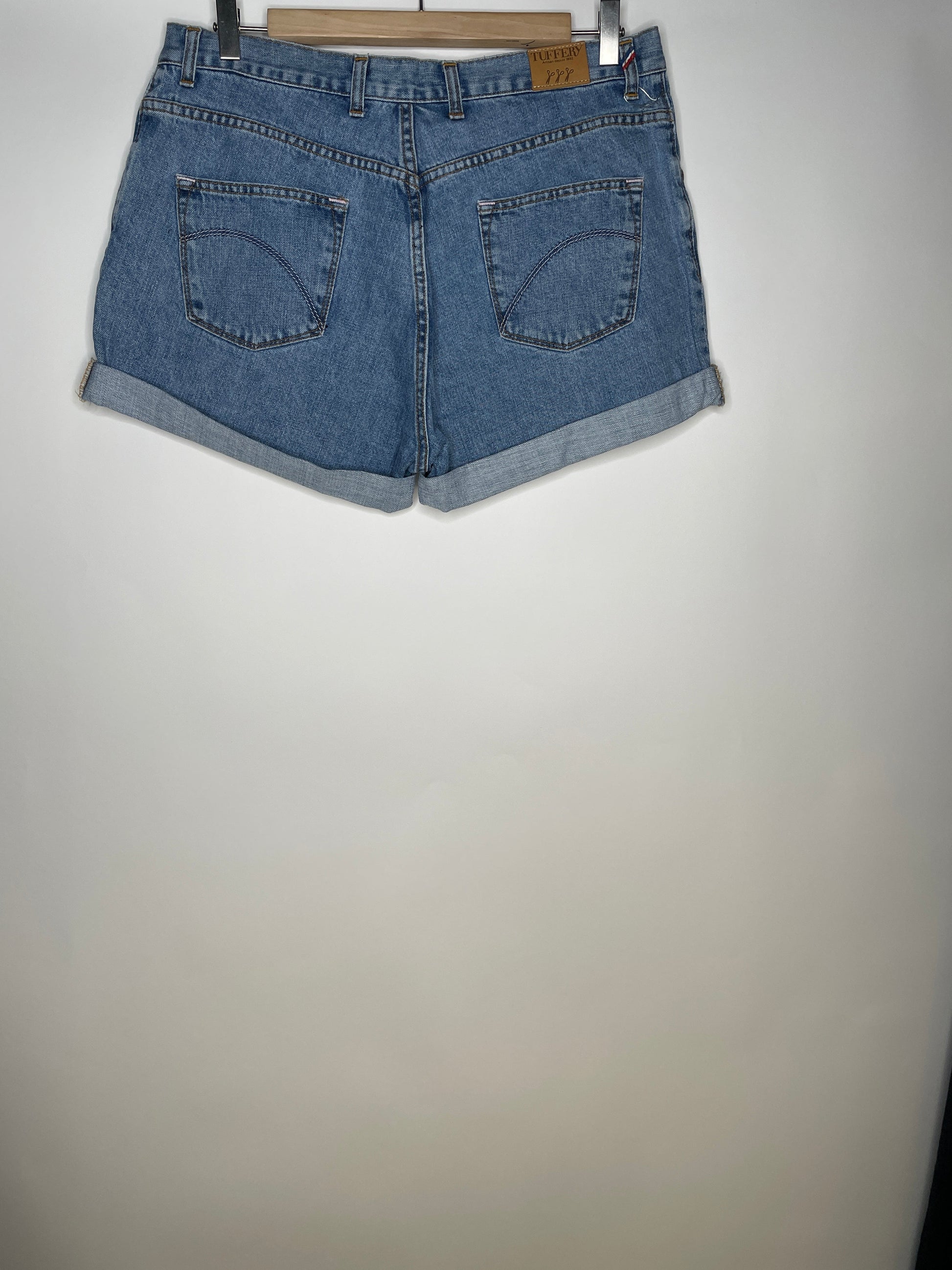 Short femme taille haute en jean Clair - Aimé