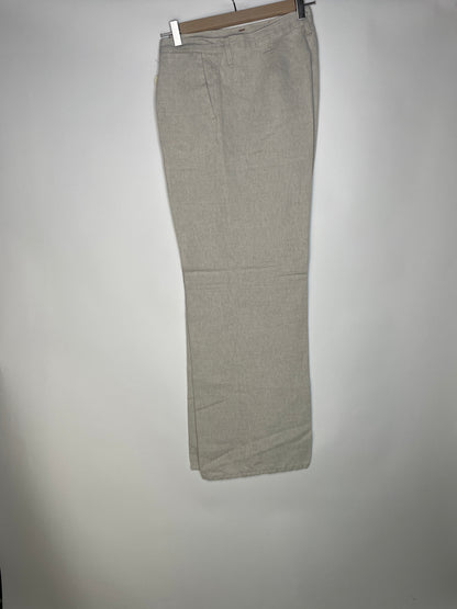 Pantalon femme droit taille haute Chanvre Naturel - Gabi