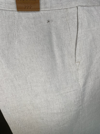 Pantalon femme droit taille haute Chanvre Naturel - Gabi