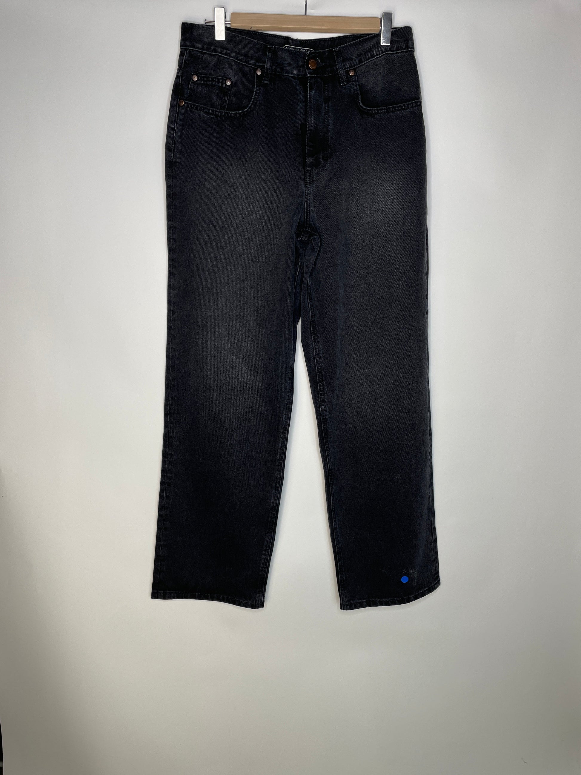 Jean femme baggy Noir Délavé - Gaspard