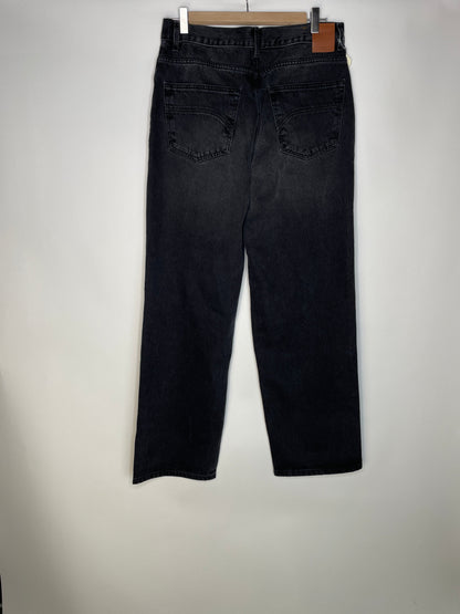 Jean femme baggy Noir Délavé - Gaspard