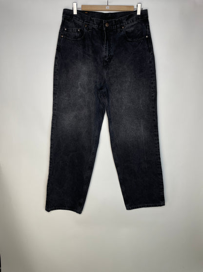 Jean femme baggy Noir Délavé - Gaspard