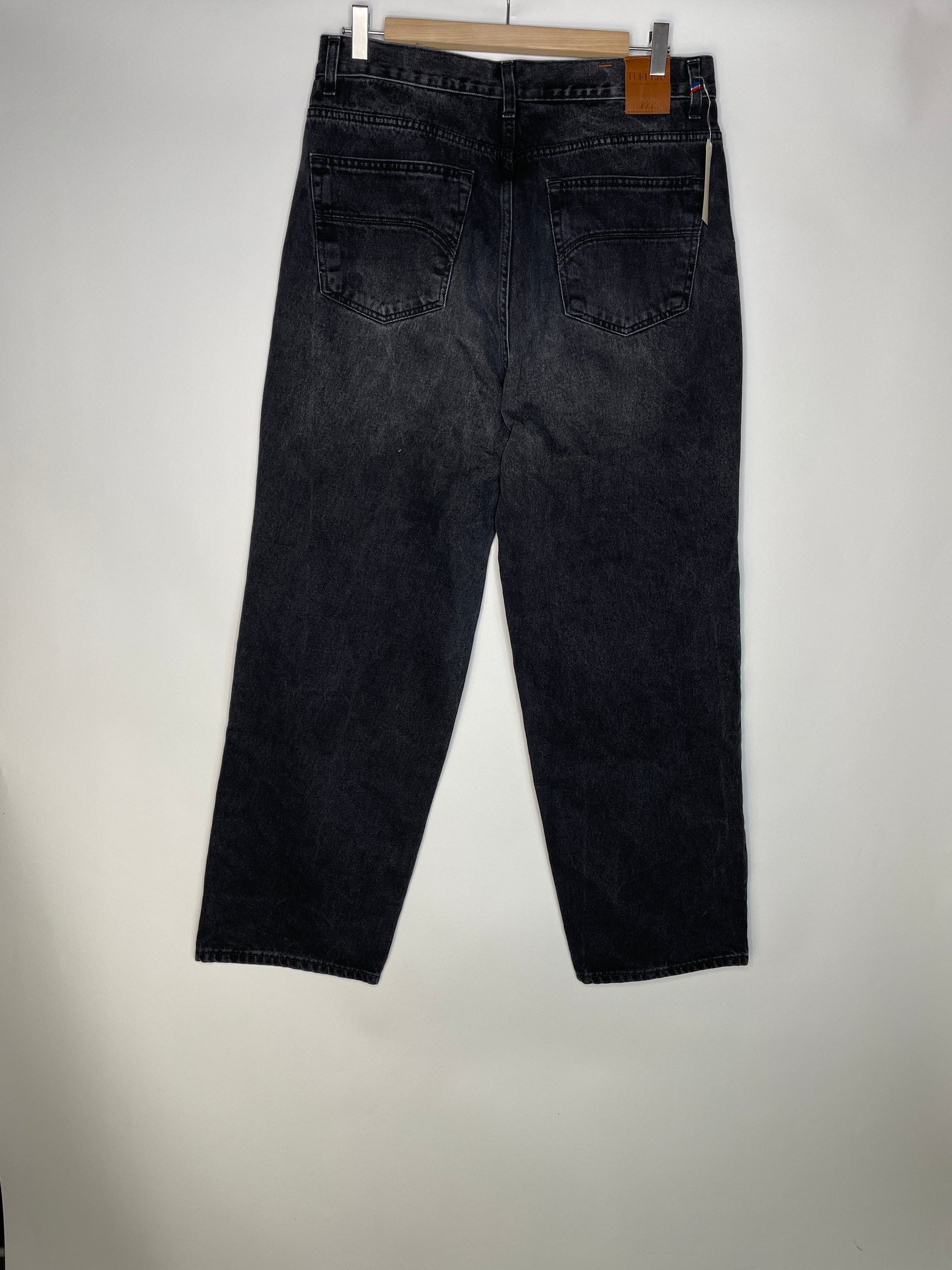 Jean femme baggy Noir Délavé - Gaspard