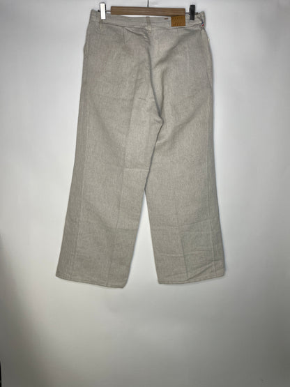 Pantalon femme droit taille haute Chanvre Naturel - Gabi