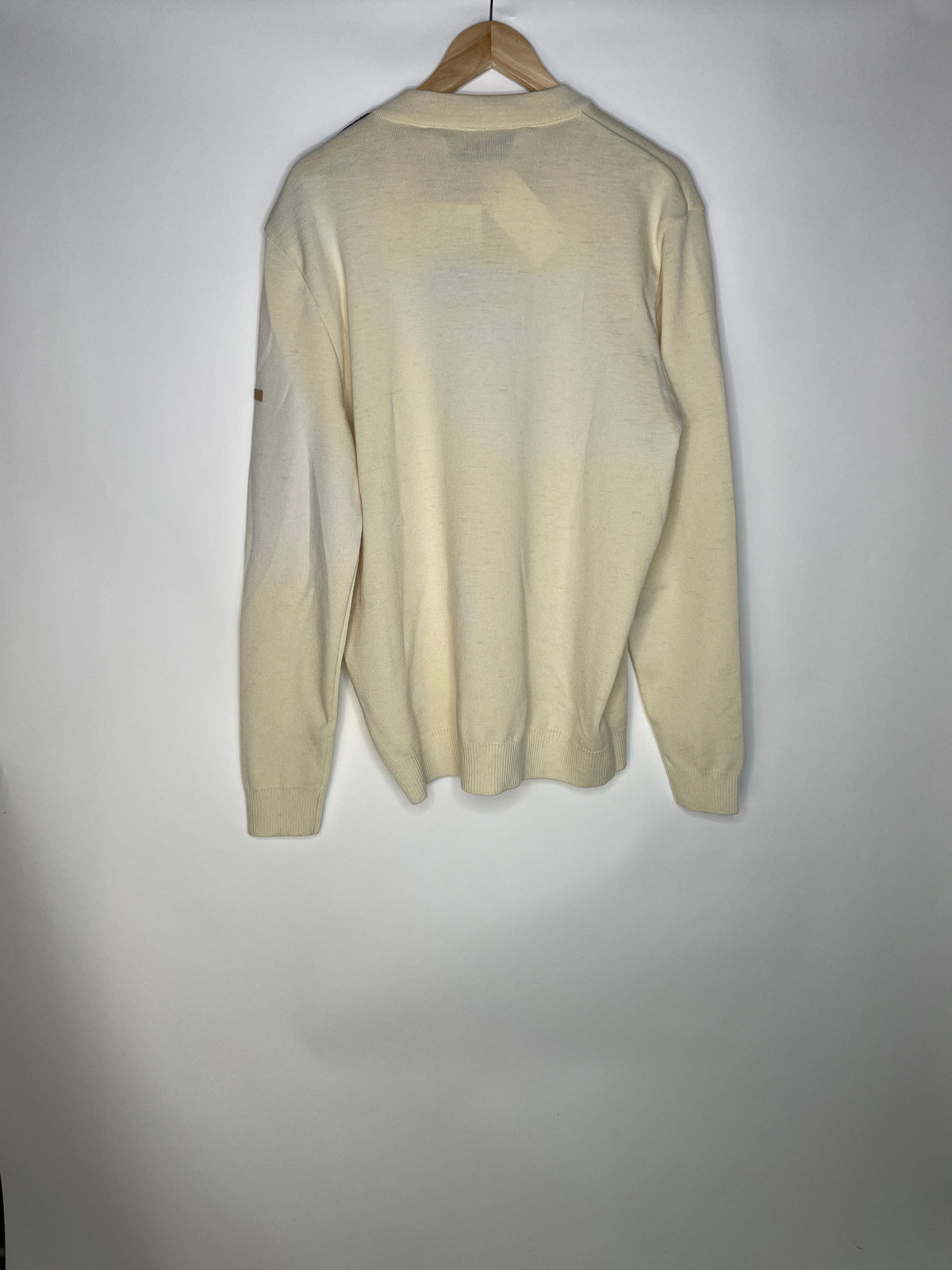 Pull homme en laine française Écru – SAINT JAMES x Atelier TUFFERY - Patrimoine