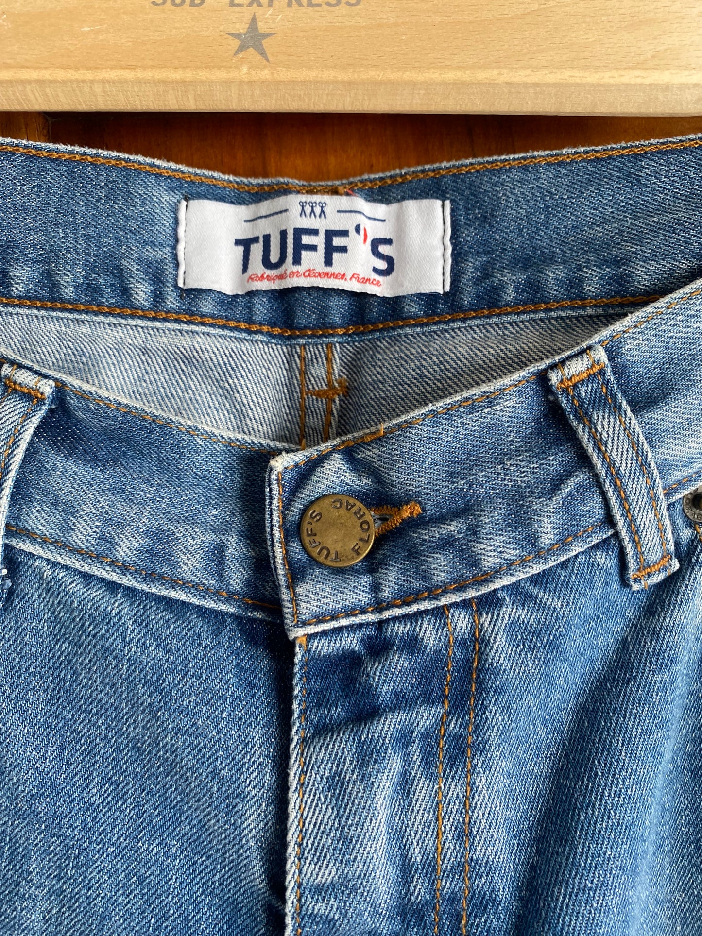 Jean homme droit ajusté clair