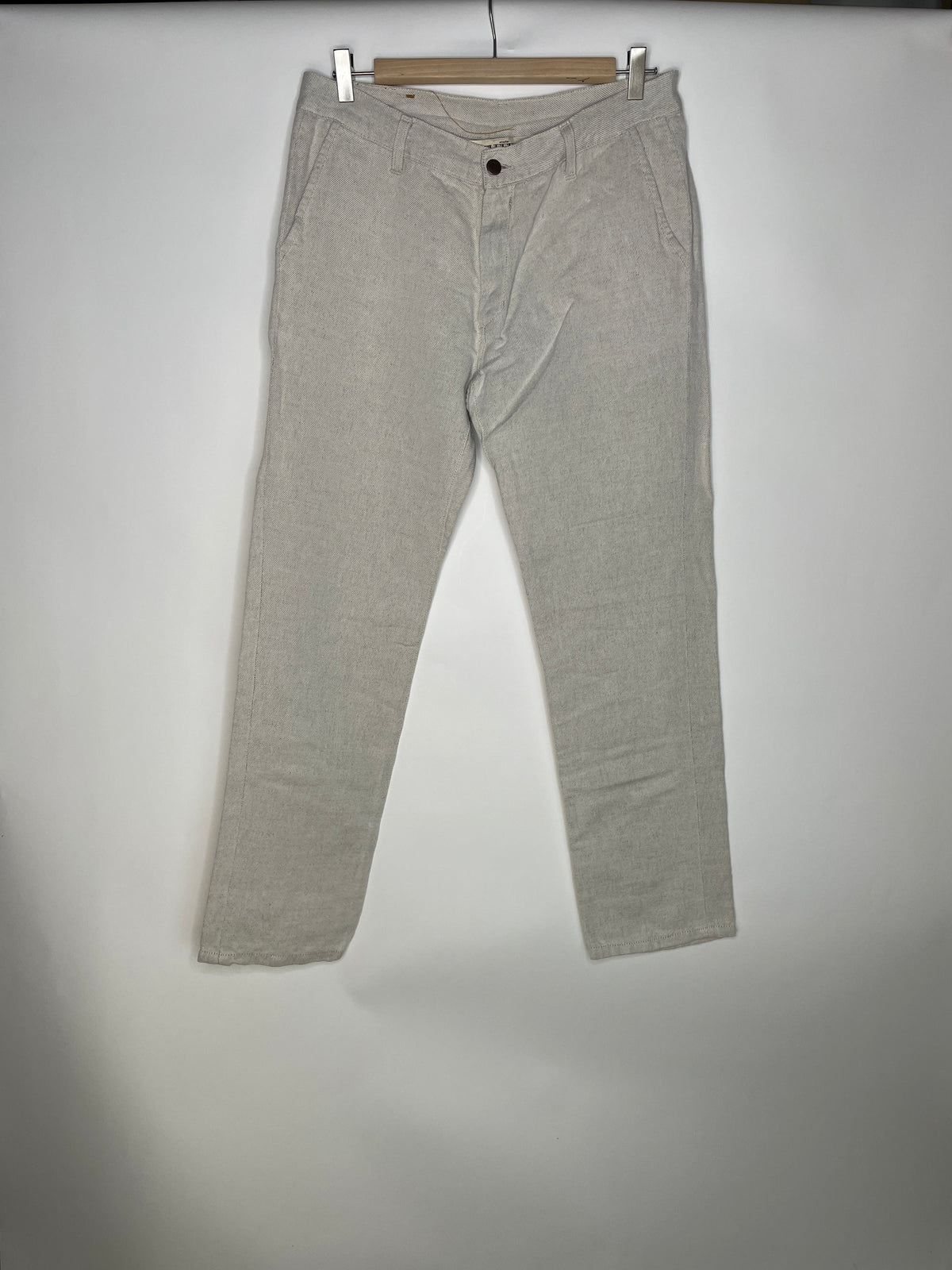 Chino homme droit ajusté Chanvre Naturel - Ernest