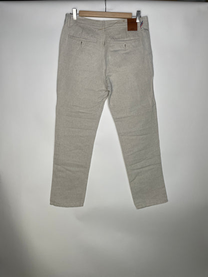 Chino homme droit ajusté Chanvre Naturel - Ernest