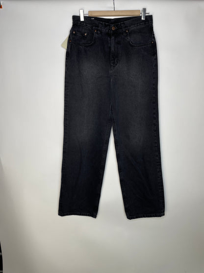 Jean femme baggy Noir Délavé - Gaspard
