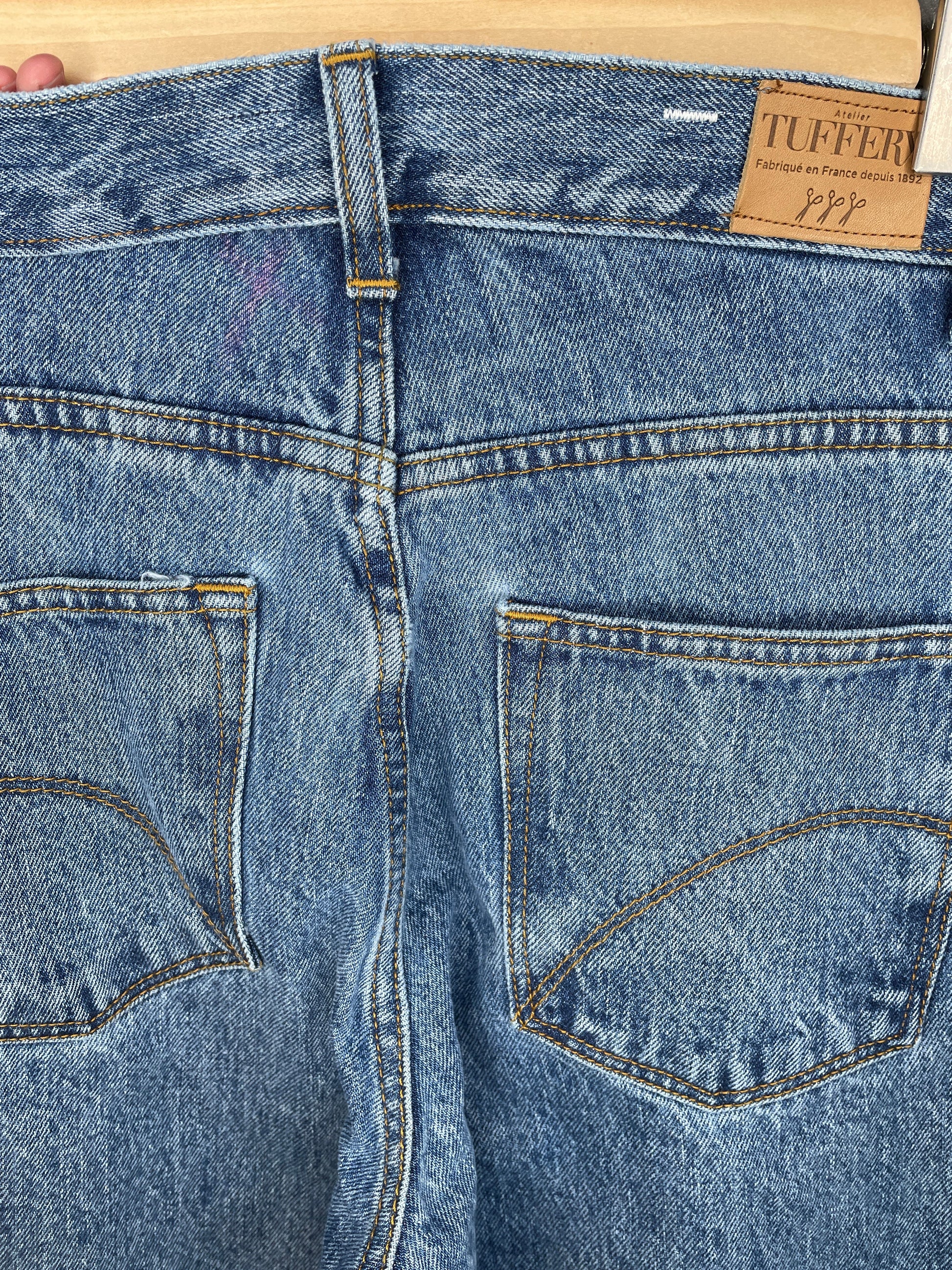 Jean droit taille haute clair – Apolline