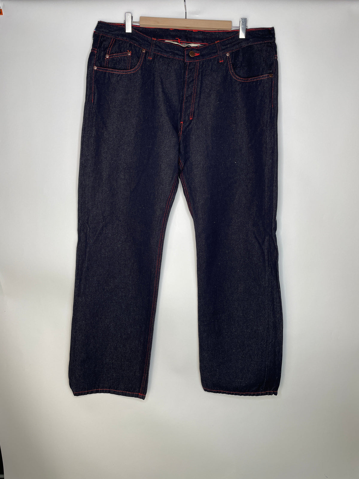 Jean unisexe large taille haute chanvre – Désiré