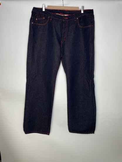 Jean unisexe large taille haute chanvre – Désiré