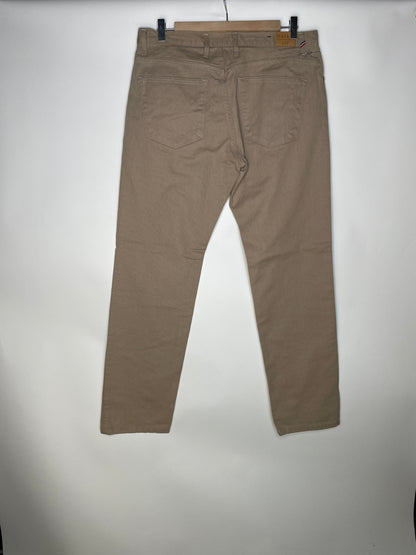 Jean droit taille haute beige - Apolline