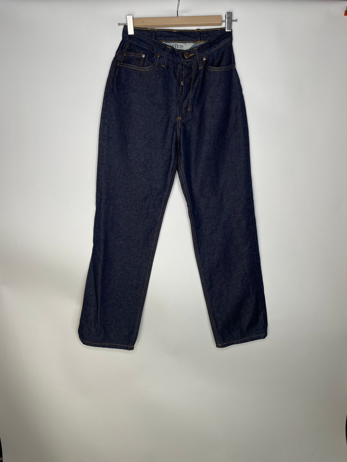 Jean femme droit taille haute Brut - Apolline