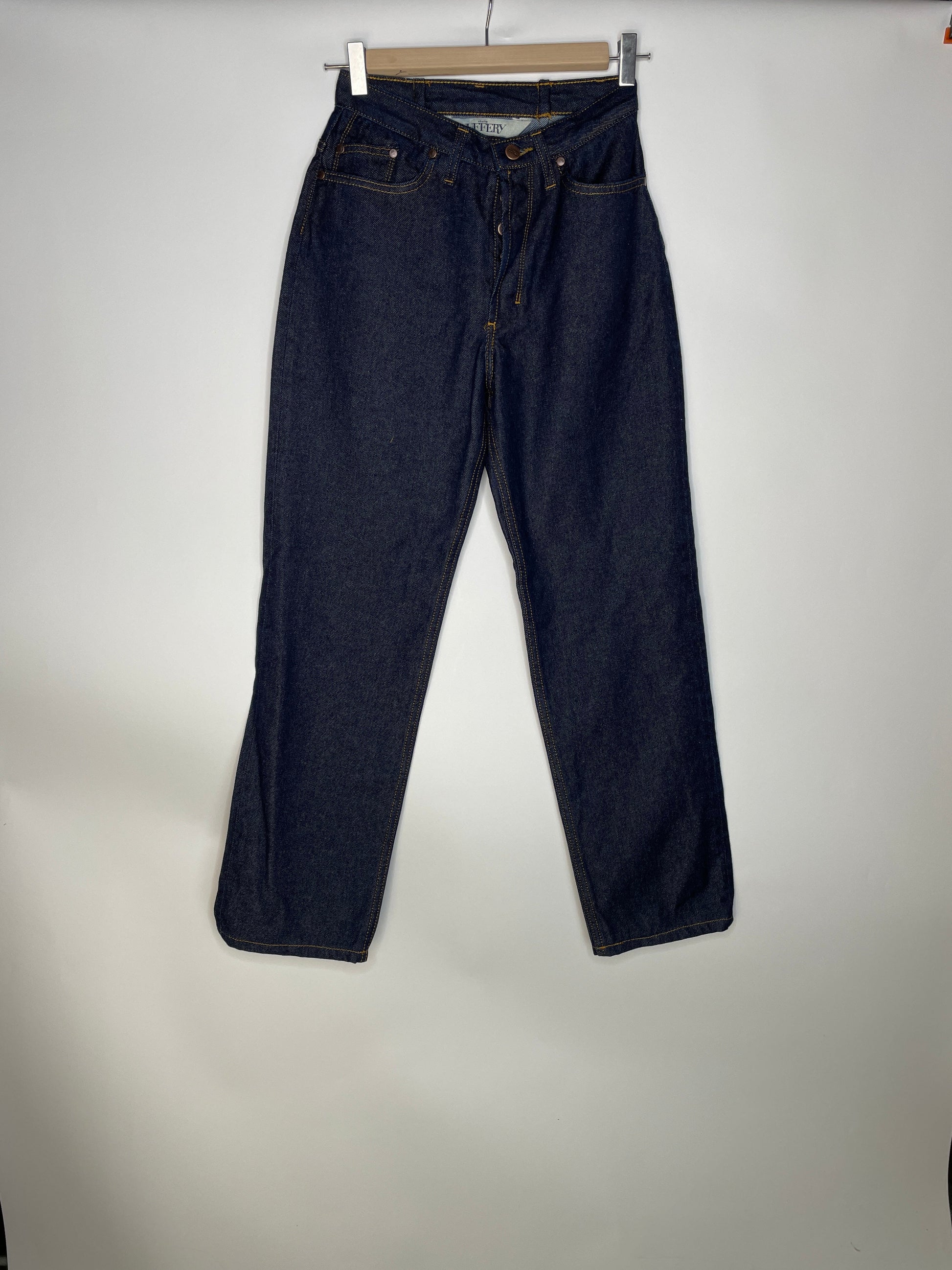Jean femme droit taille haute Brut - Apolline