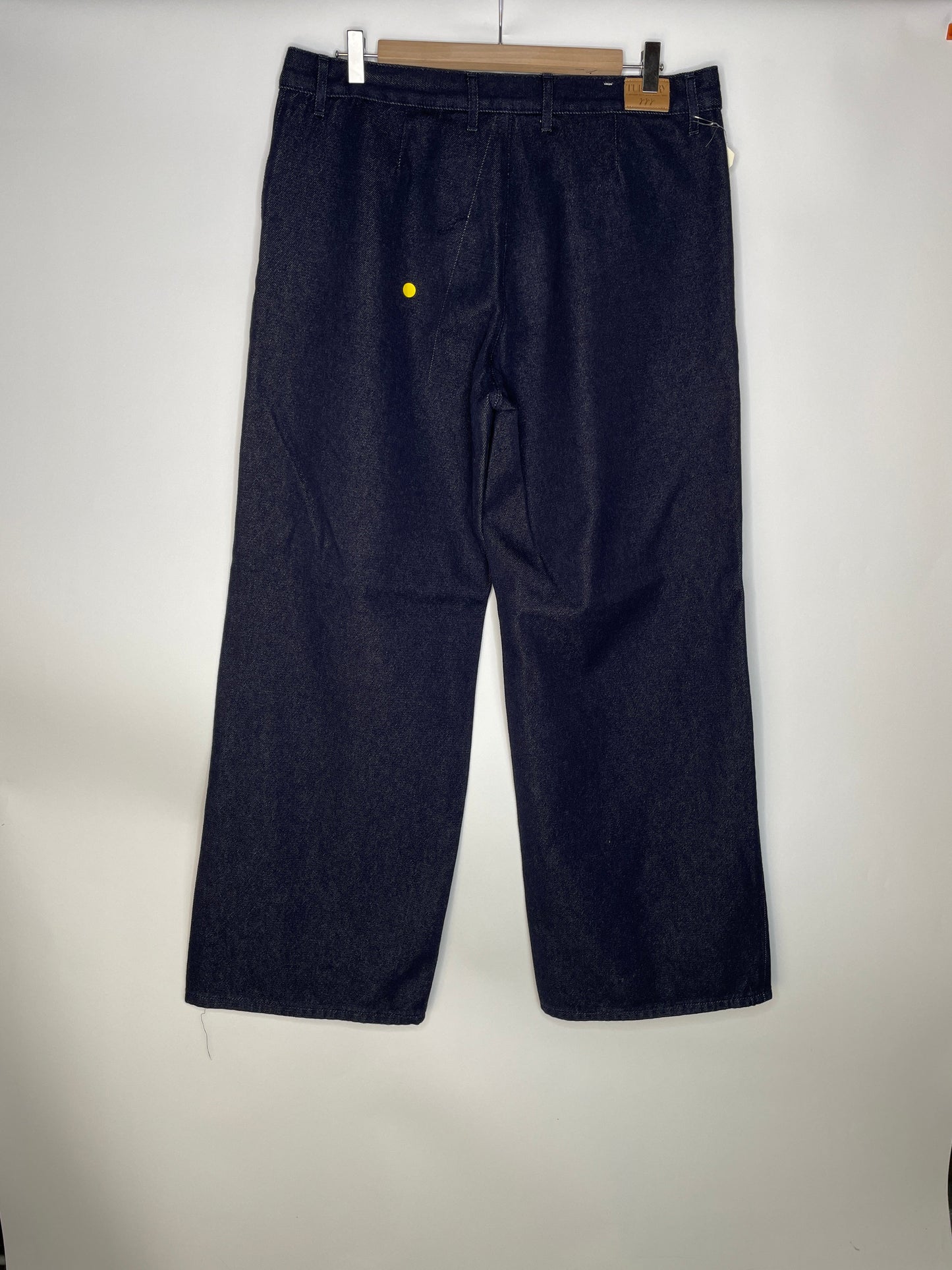 Pantalon femme large taille haute en laine mérinos française - Gabi