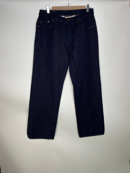 Jean unisexe large taille haute chanvre – Désiré