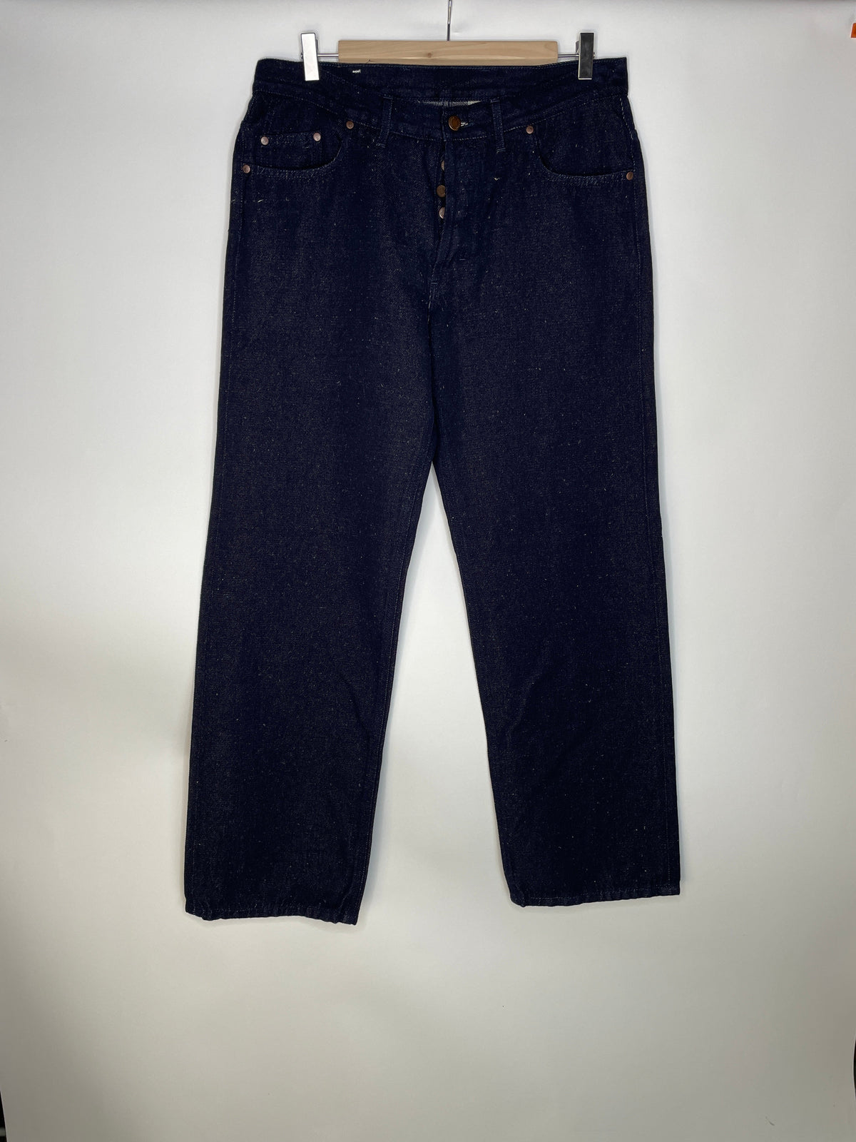 Jean unisexe large taille haute chanvre – Désiré
