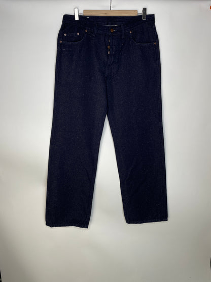Jean unisexe large taille haute chanvre – Désiré