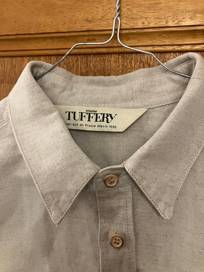 Chemise homme droite en Chanvre Naturel - Aubrac