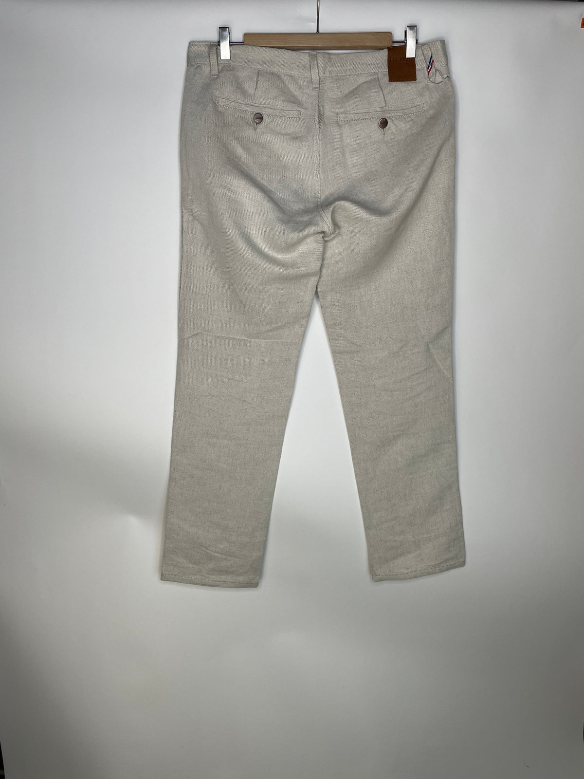 Chino homme droit ajusté Chanvre Naturel - Ernest