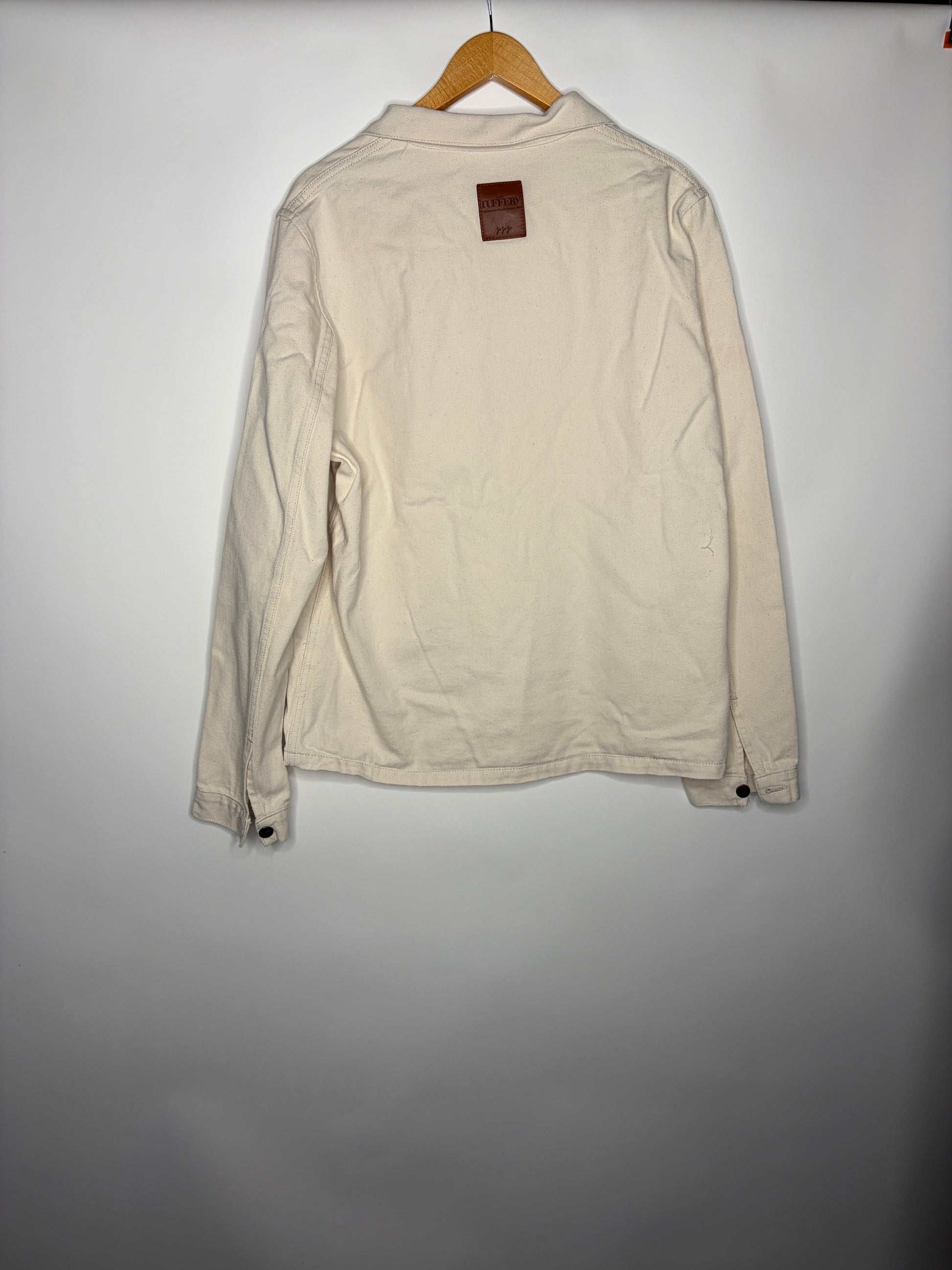 Veste unisexe en jean Écru - Méjean