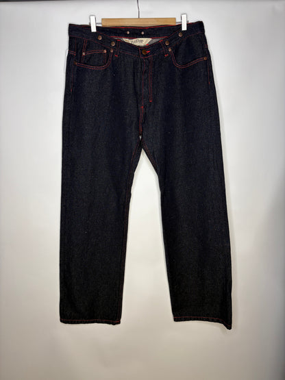 Jean large taille haute Chanvre - Désiré