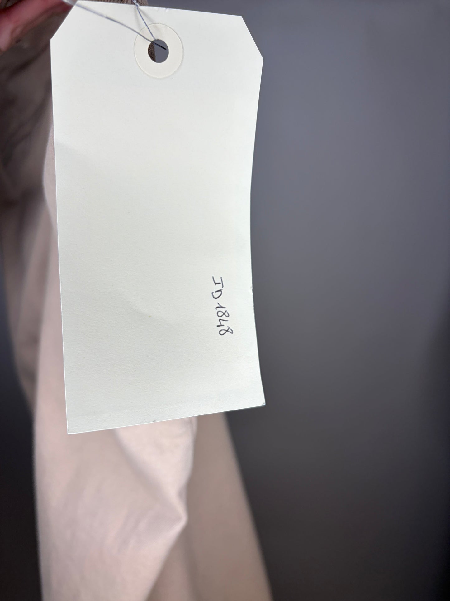 Chino femme ajusté taille haute Beige - Léonie